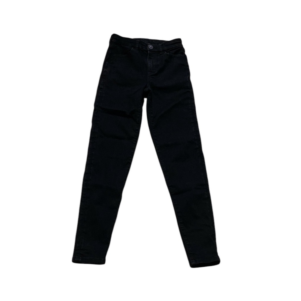 American Eagle Women’s Curvy Hi Rise Jegging Size 0 Black Skinny Jeans Casual